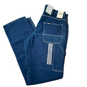 Key Apparel Men's Denim‎ Dungarees Cargo Jeans 36x36 NWT